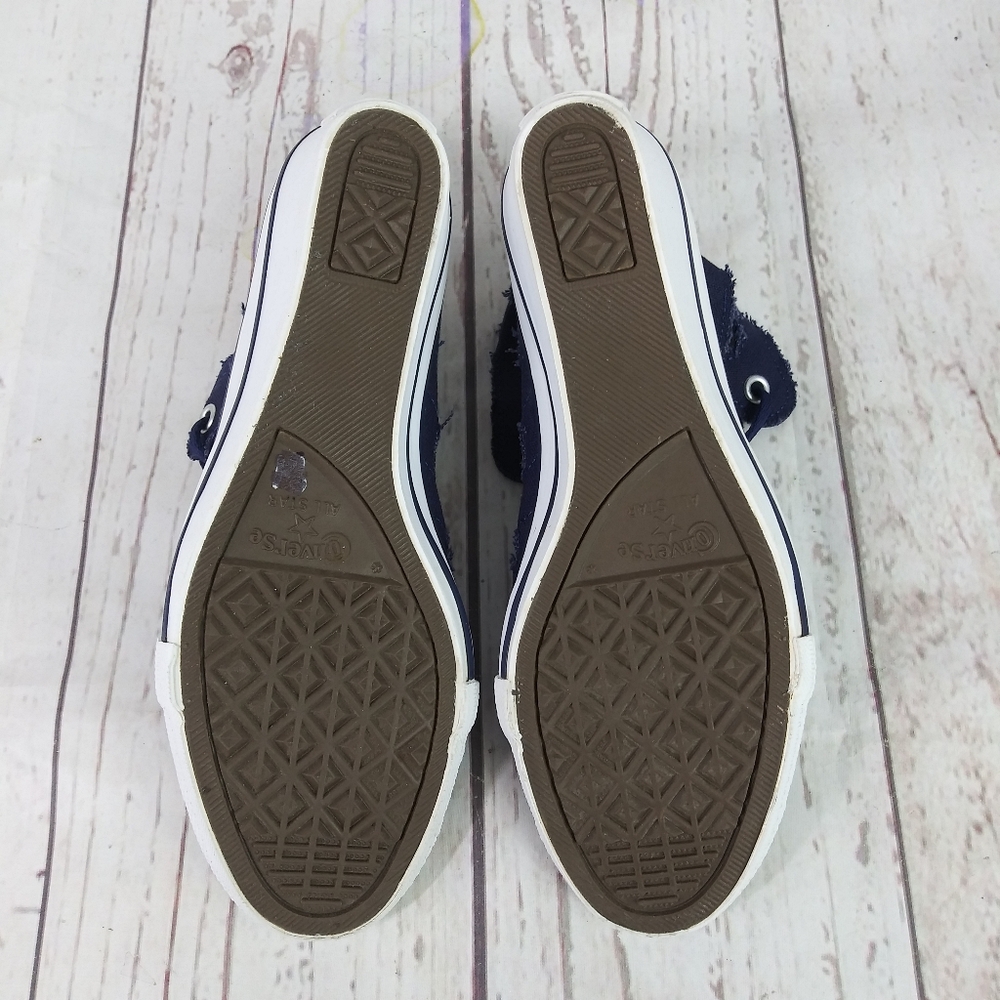 Converse CT All Star Hi-Ness Cut Out Wedge Shoes Blue Sneakers Women's Size 6 - Picture 10 of 10